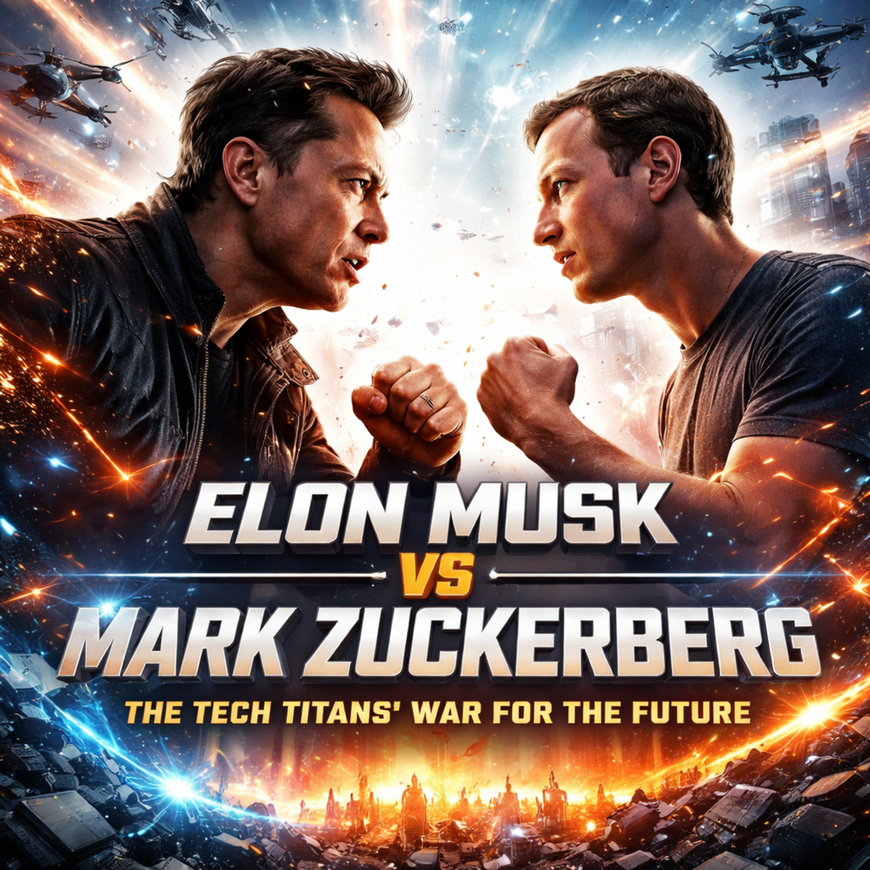 Elon Musk vs. Mark Zuckerberg: The Tech Titans' War for the Future
