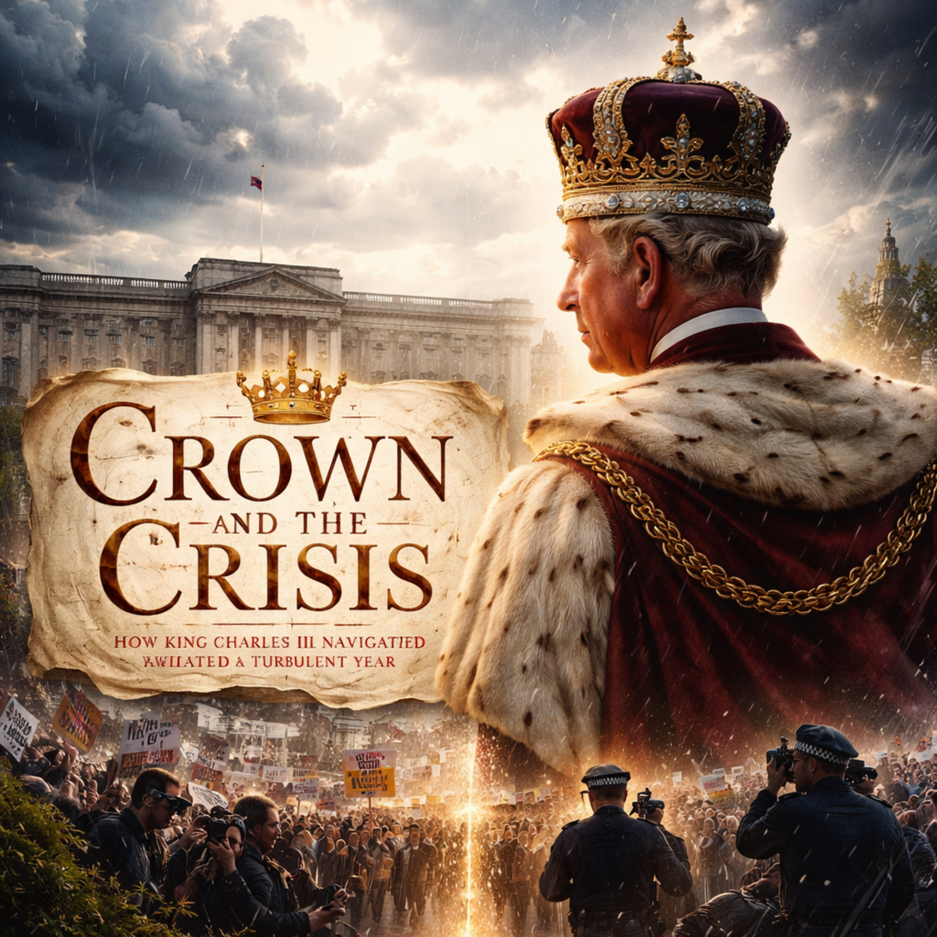 The Crown and the Crisis: How King Charles III Navigated a Turbulent Year