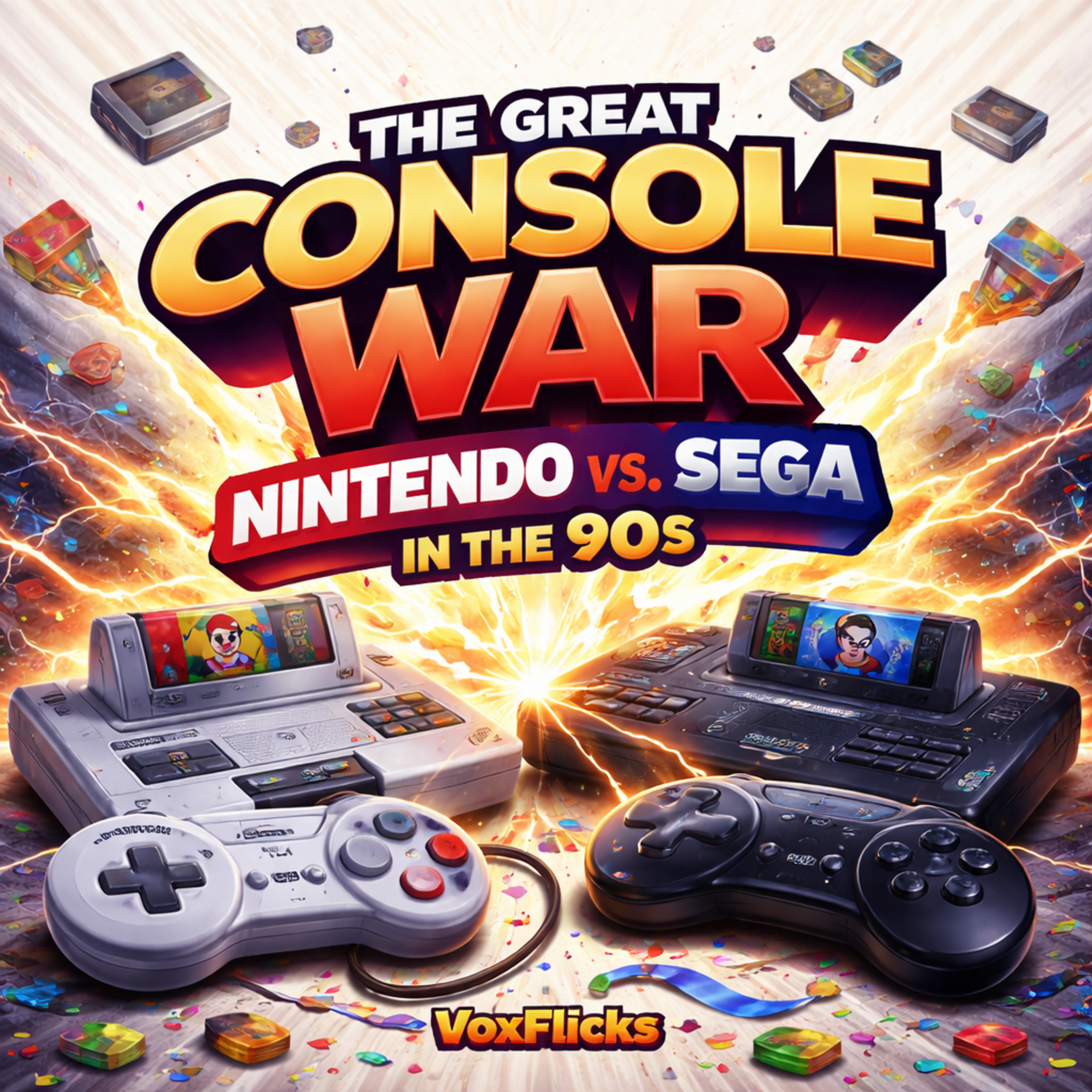 The Great Console War: Nintendo vs. Sega in the 90s