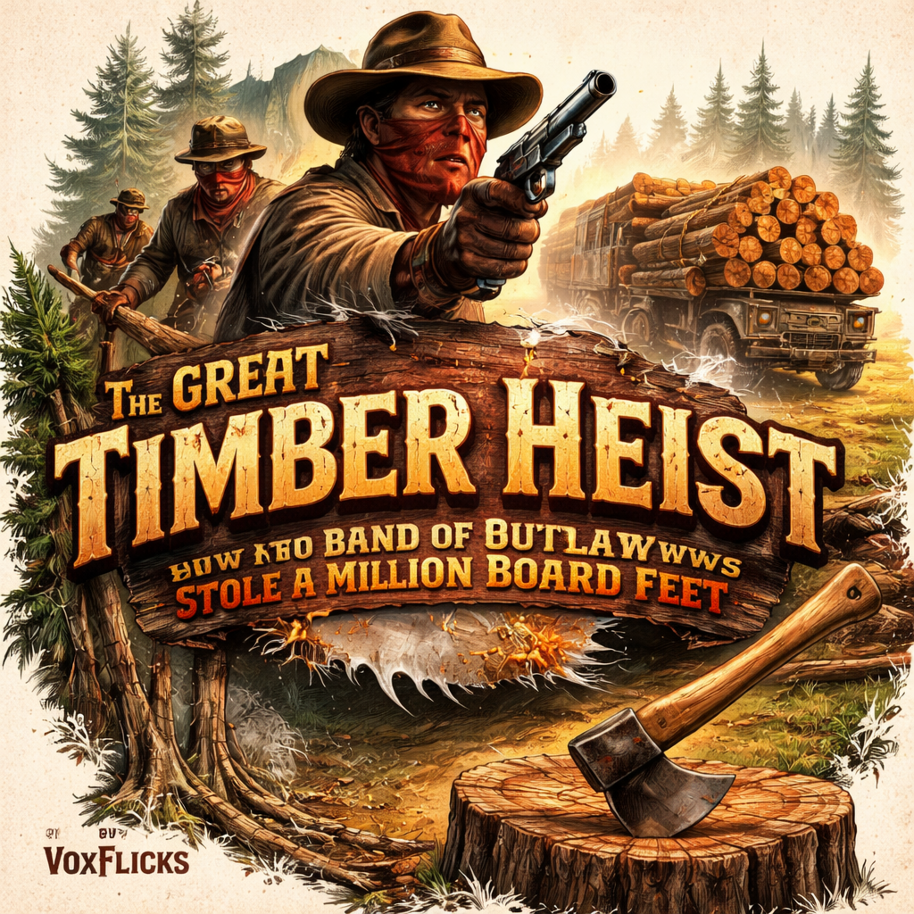 The Great Northern Timber Heist: How a Band of Outlaws Stole a Million Board Feet
