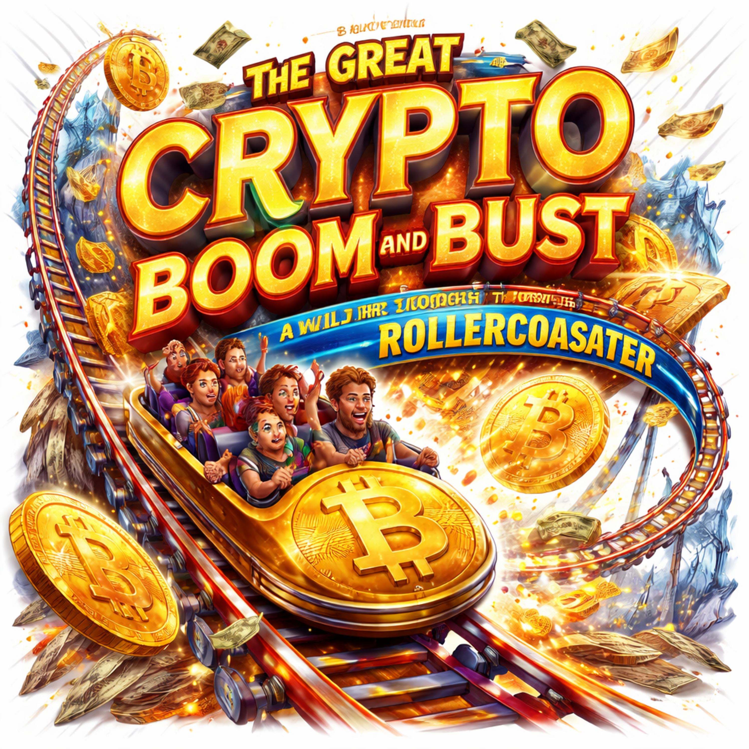 The Great Crypto Boom and Bust: A Wild Ride Through Bitcoin's Rollercoaster