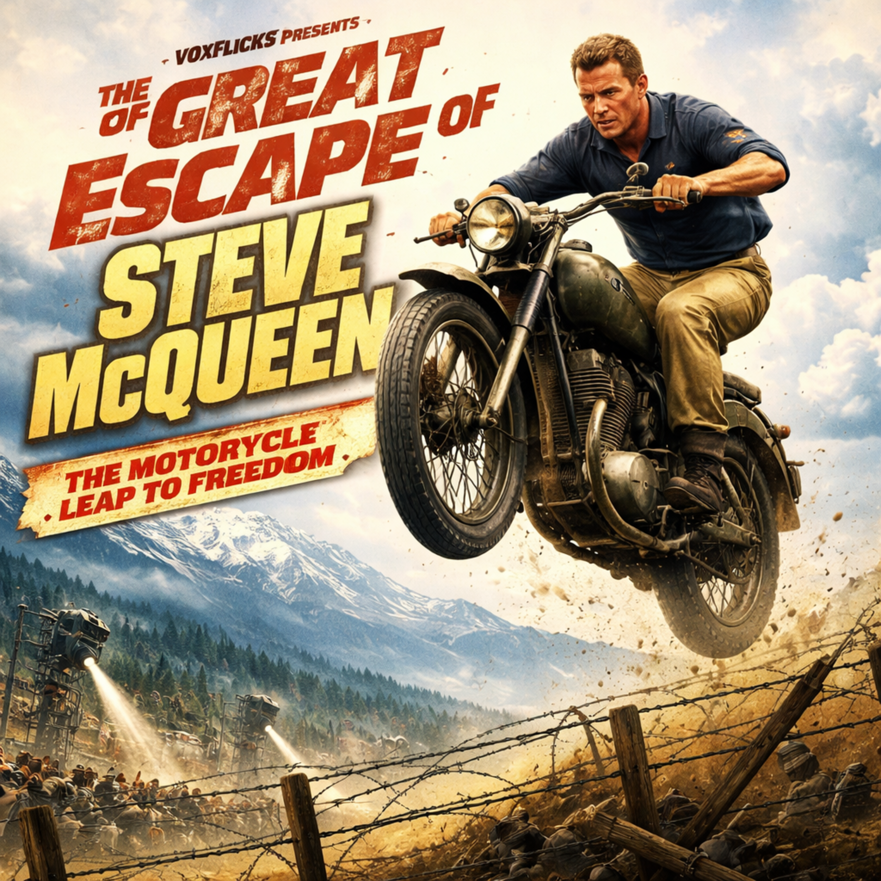 The Great Escape of Steve McQueen: The Motorcycle Leap to Freedom