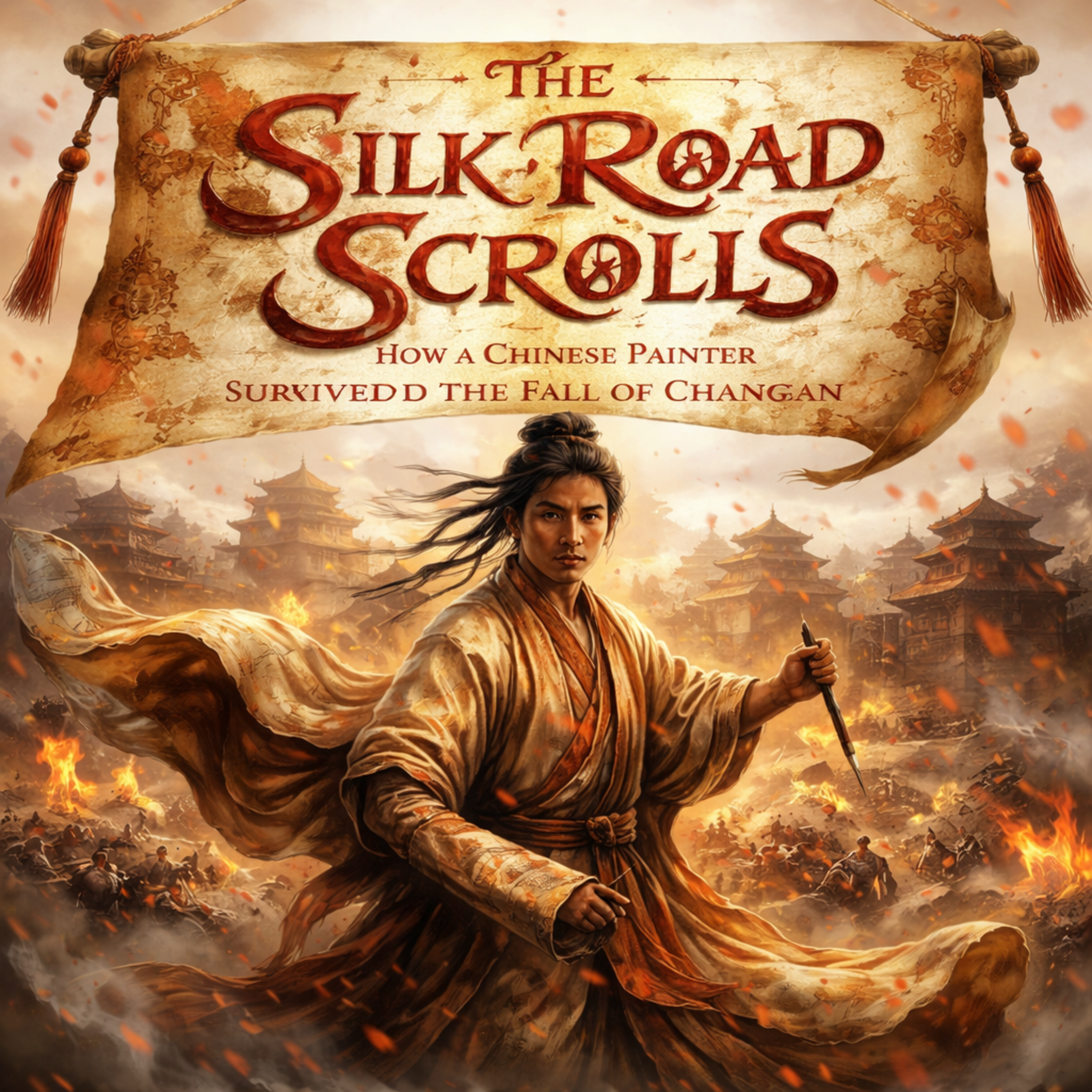 The Silk Road Scrolls: How a Chinese Painter Survived the Fall of Chang'an