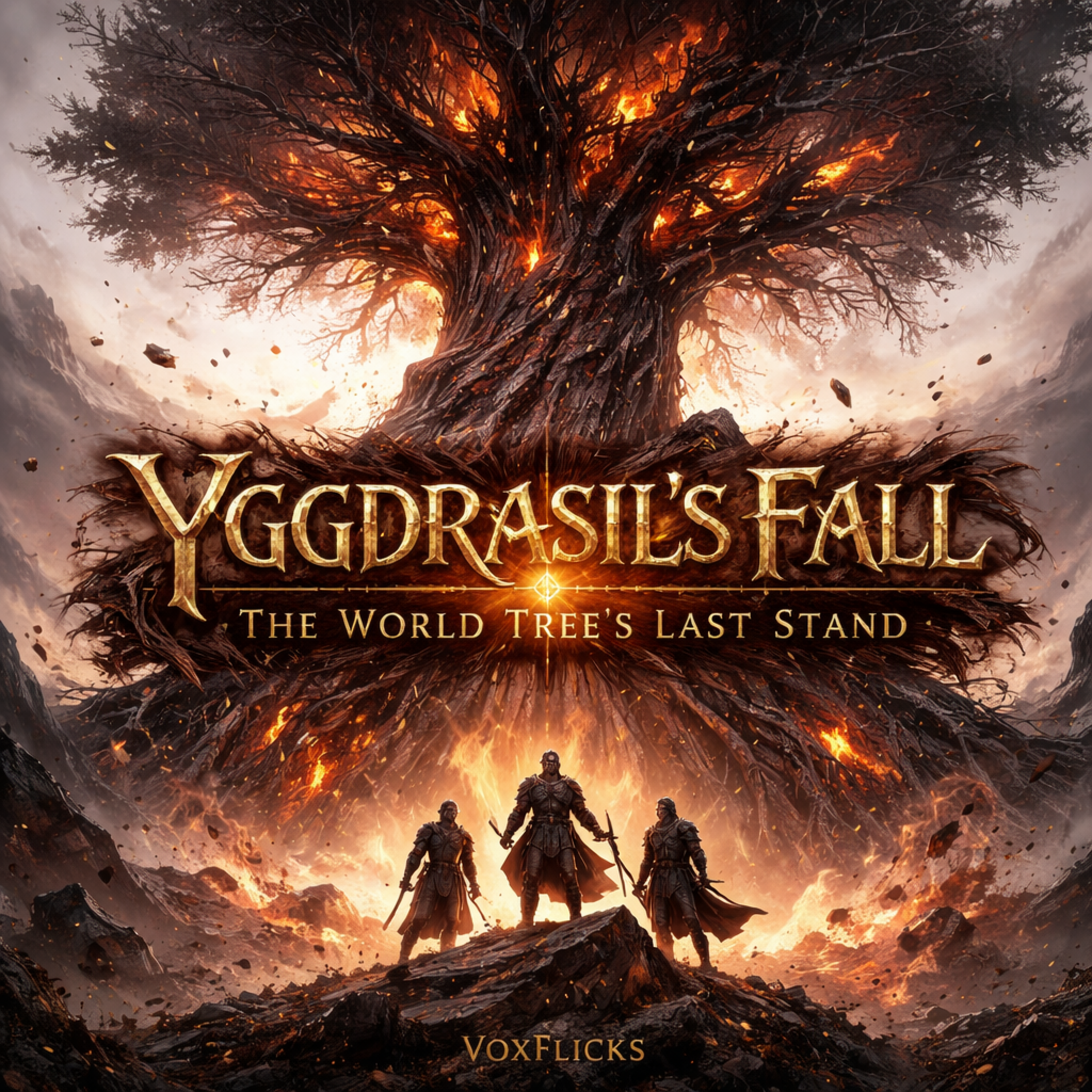 Yggdrasil's Fall: The World Tree's Last Stand