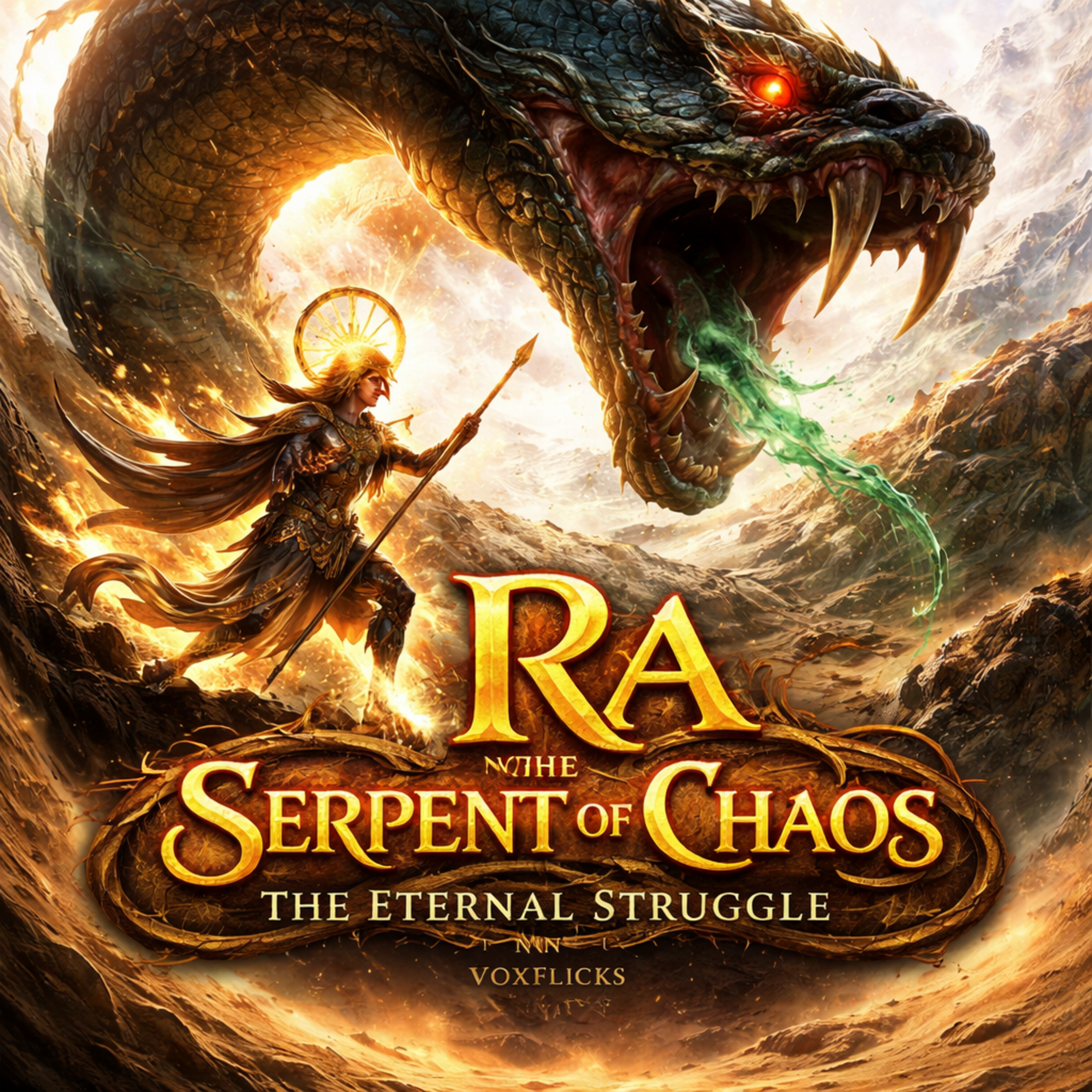 Ra and the Serpent of Chaos: The Eternal Struggle