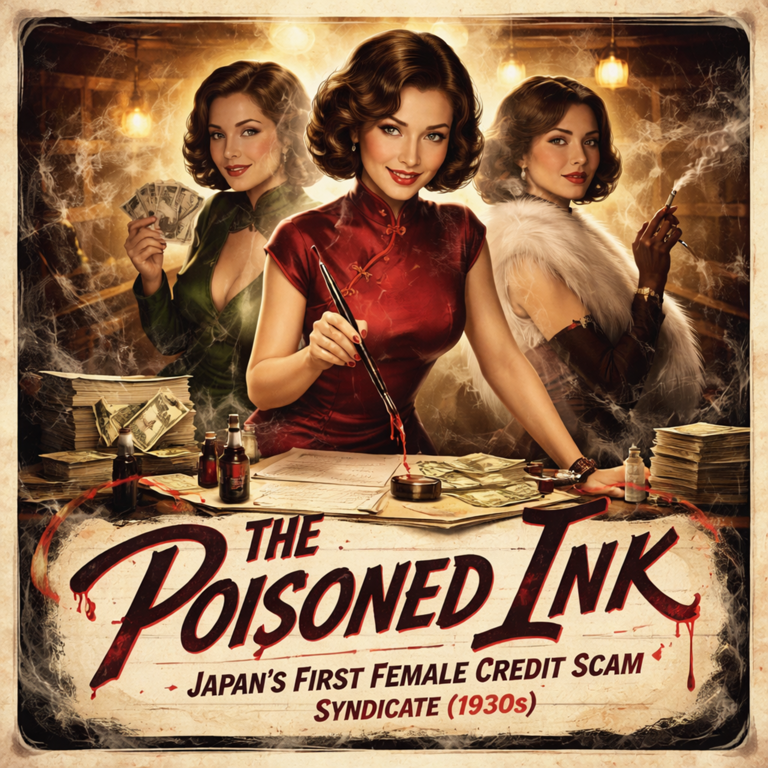 The Poisoned Ink: Japan's First Female Credit Scam Syndicate (1930s)