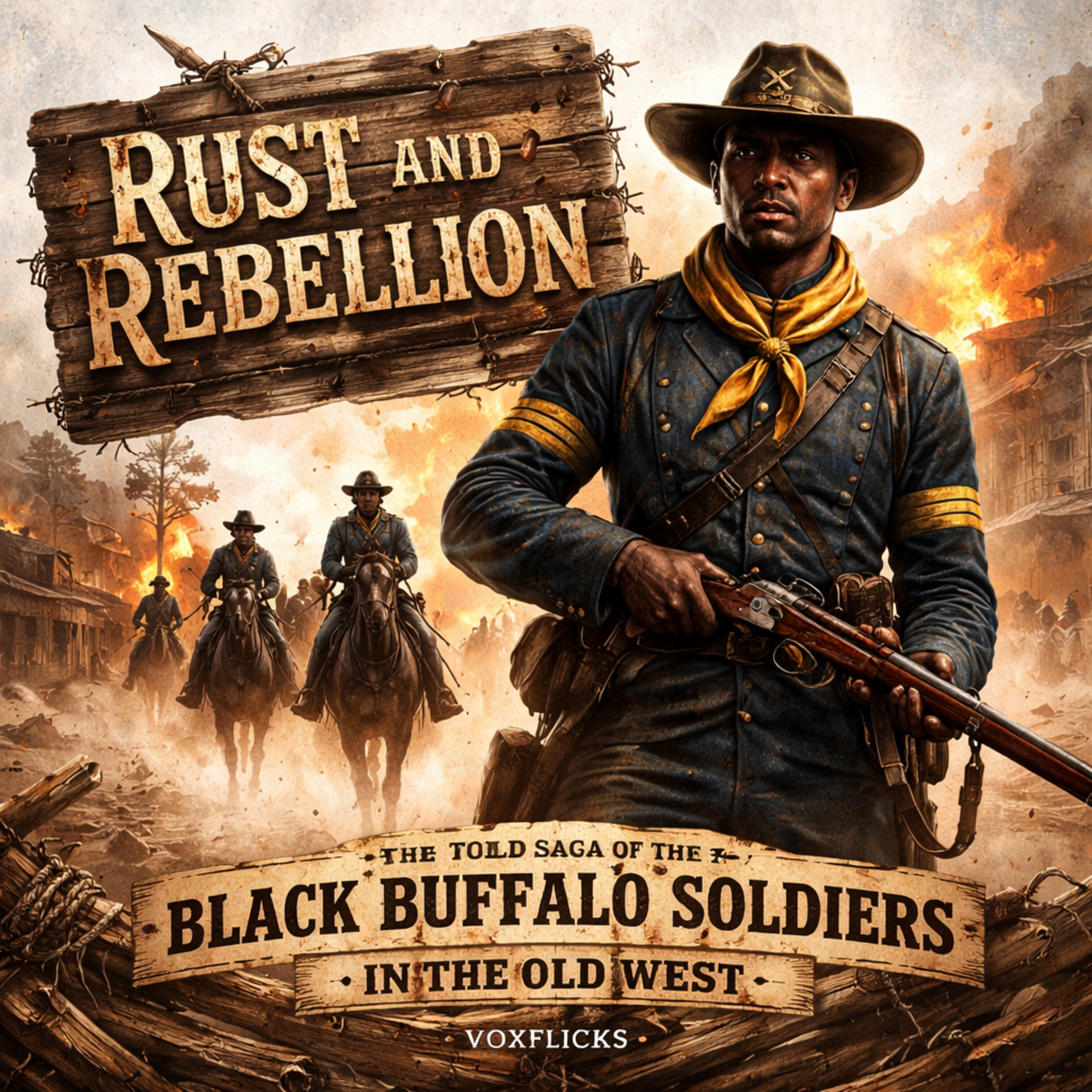 Rust and Rebellion: The Untold Saga of the Black Buffalo Soldiers in the Old West
