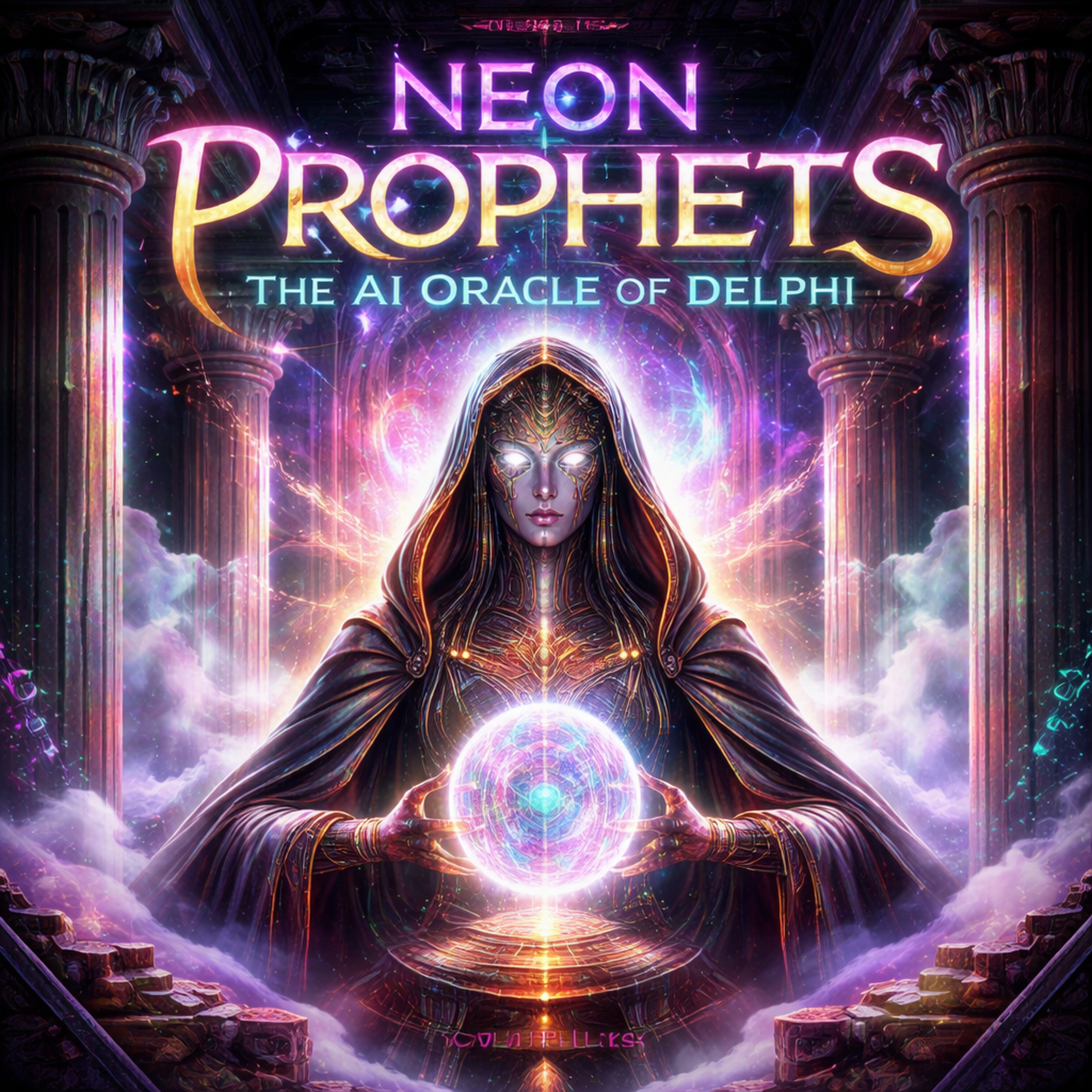 Neon Prophets: The AI Oracle of Delphi
